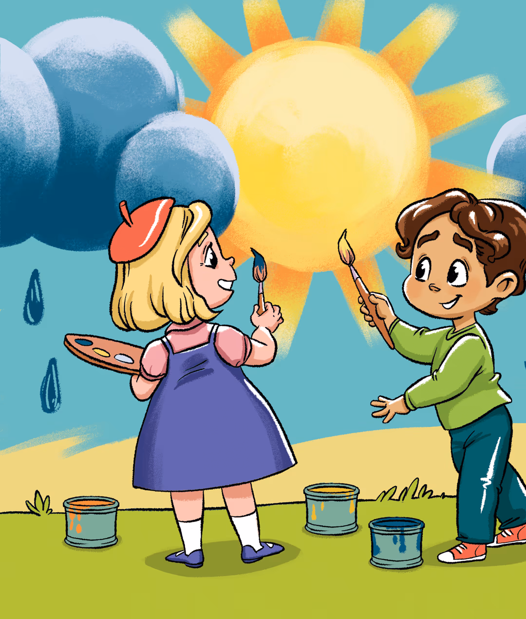 Ilustracja Open Tales 2 - rodzic i dziecko