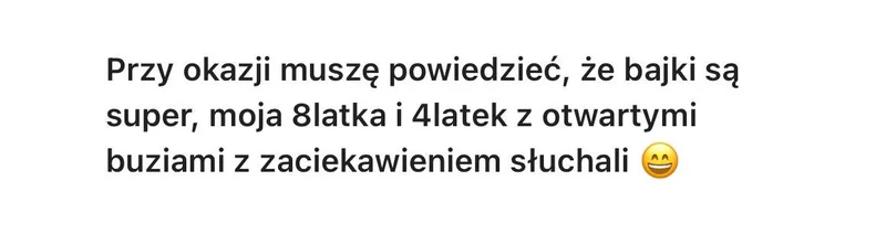 Wiadomość od mamy: 8-latka i 4-latek słuchali bajek z otwartymi buziami