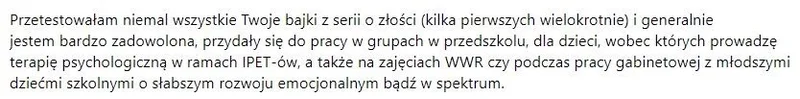 Wiadomość od specjalistki: bajki o złości przydają się w przedszkolu, w terapii IPET i na zajęciach WWR